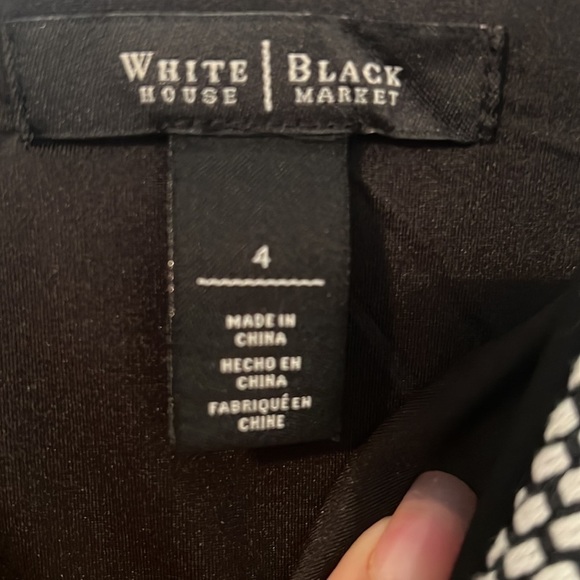 White House Black Market Fit & Flare Dress with Pockets Size 4 - Picture 4 of 7